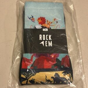 Rock em socks. The lion king. Brand new in sealed bag L/XL